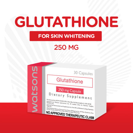 GLUTATHIONE CAP WATSONS 250MG Sold per piece