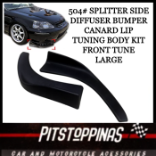 Mitsubishi Mirage G4 Front Bumper Diffuser Canard Lip Tuning Body Kit Front Tune LARGE#504