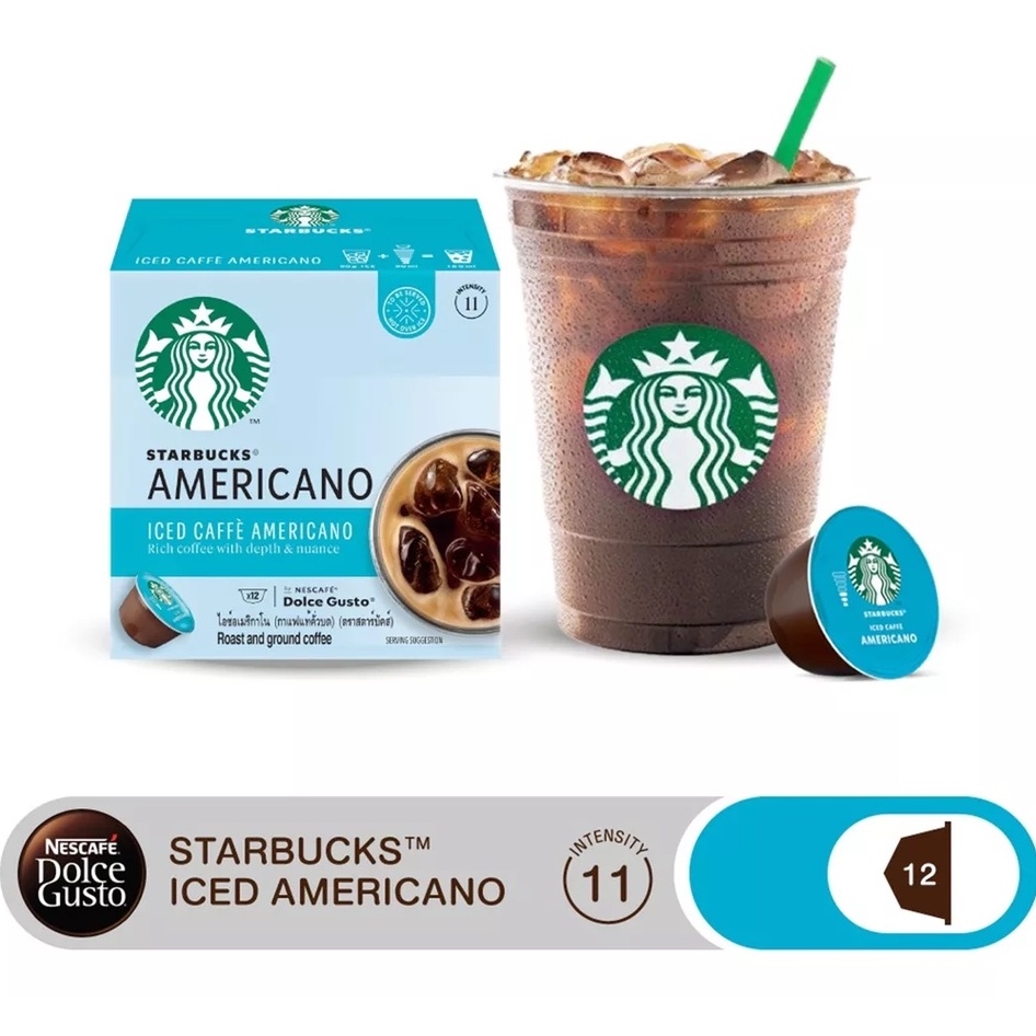 STARBUCKS ICED AMERICANO DOLCE GUSTO COFFEE PODS [ONHAND]
