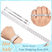3Pcs Finger Wrist Circle Measuring Belt Tool Ring Bracelet Wristlet Watch Sizer US UK Scale Ring Sizer Measuring