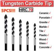 MSTAR Tungsten Carbide Drill Bit Set for Ceramic and Concrete