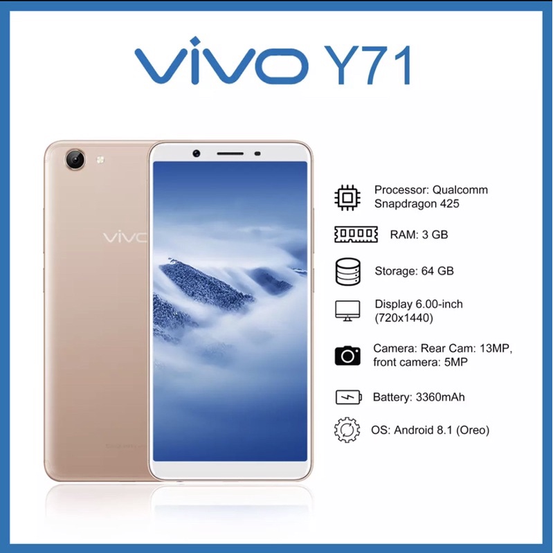 vivo y71 3 32 price