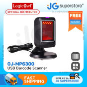 LogicOwl Desktop Barcode Scanner - USB Wired Reader for PC