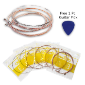 Steel Core Acoustic Guitar Strings - 6 pcs. / 1 set