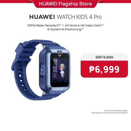 HUAWEI KIDS 4 Pro Smartwatch - 4G Voice & Video Calls
