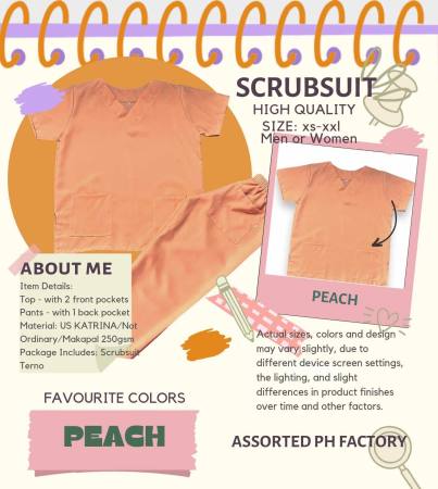 Apricot Crush Scrubsuit Set - Uniform - Unisex - 2024