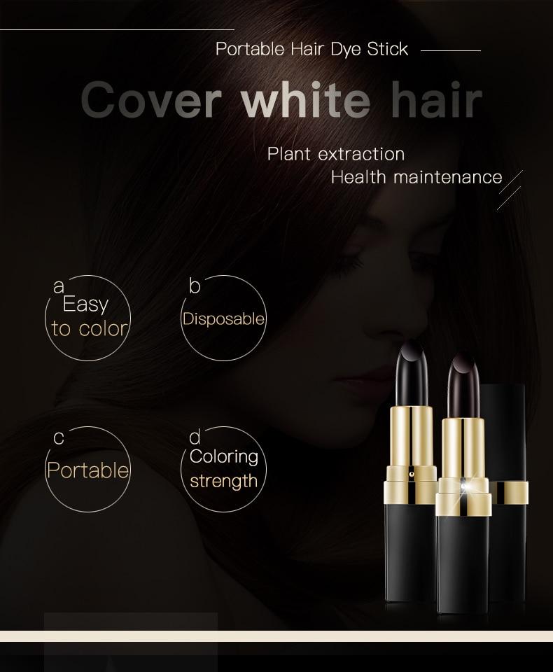 One Time Hair Dye Instant Gray Root Coverage Hair Color Modify