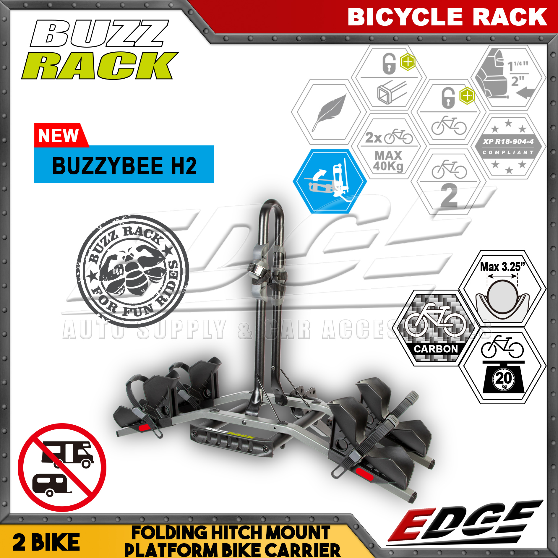 Buzz rack hot sale h2