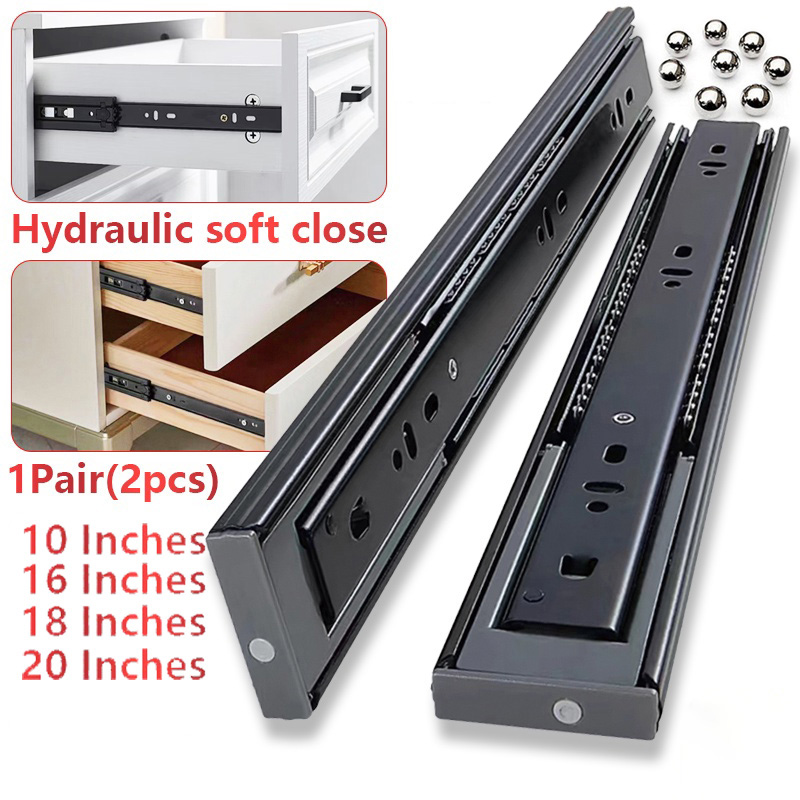 2Pcs Drawer Guide Drawer Sli...