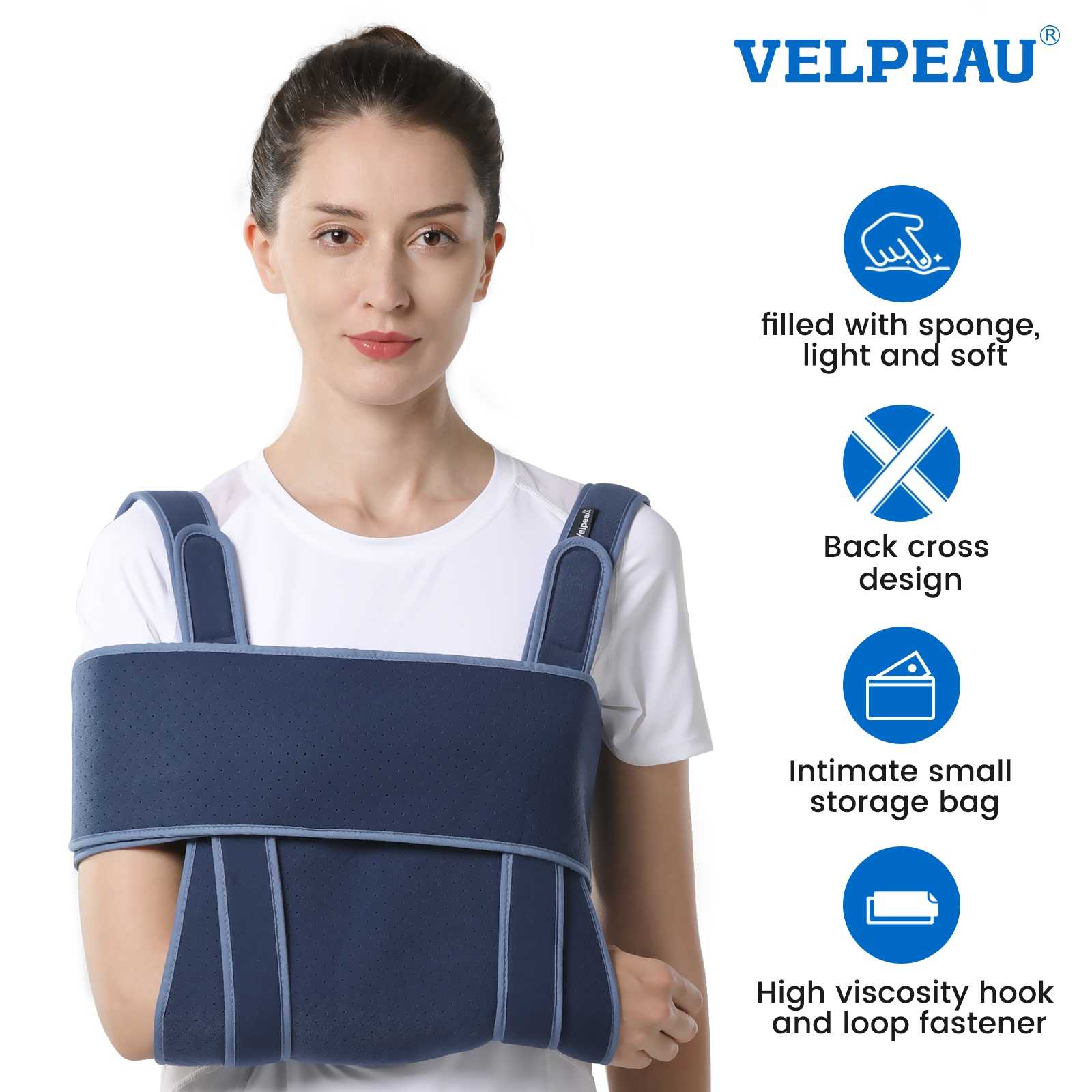 Supply Pillow Arm Sling With Shoulder Abduction For Hand Fracture Injury  Wholesale Factory - Xiamen Huakang Orthopedic Co.Ltd