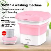 Portable Mini Washing Machine with Dryer - Lightweight Travel Washer