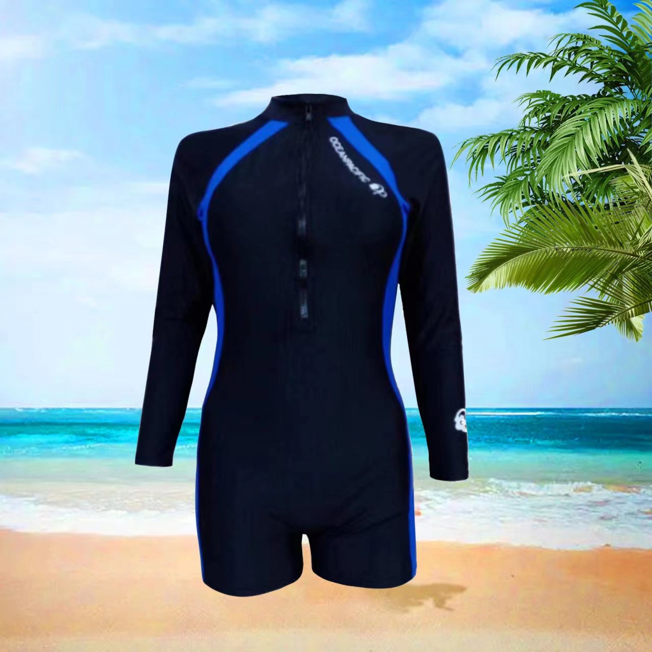 SWIMWEAR 2026 Fashion One Size(M-2XL) Rush Guard for Women One Piece Swimsuit Swimwear Original Long Sleeve#602 - Image 2
