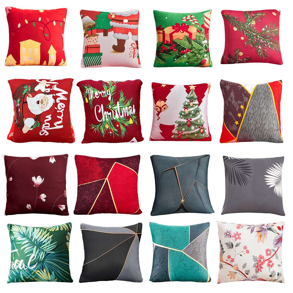 Product photo of Sheleep Christmas Pillow Covers, Set of 2 (45 x 45 cm) from its Lazada listing