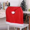 Christmas chair covers Red Santa Claus Hat Chair Back Covers Party Decor New Year 2020 decoraciones