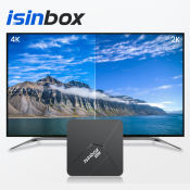 iSinbox MX3 4K Android TV Box with WiFi and Remote Control