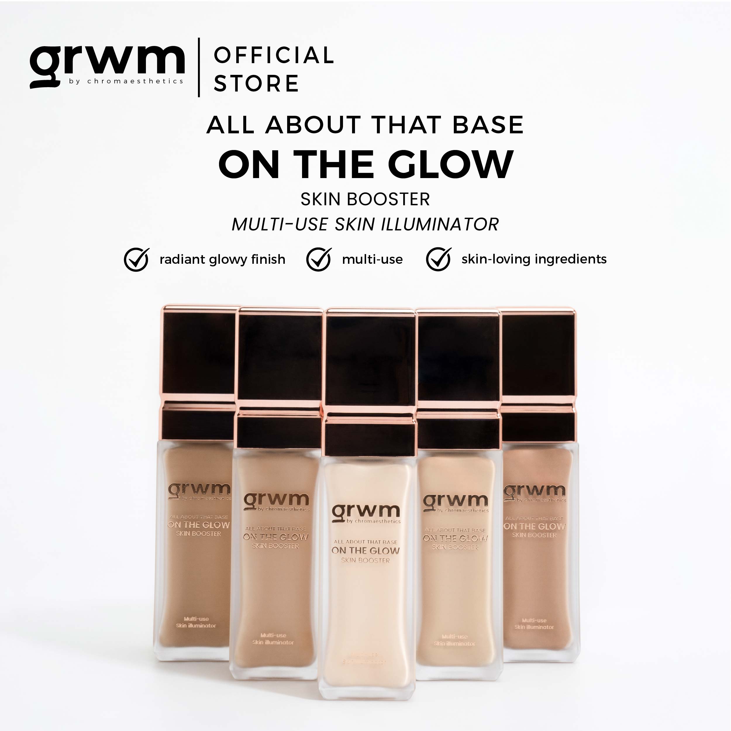 Discount on GRWM Cosmetics  shoes - SKU: GRWM Cosmetics On the Glow Skin Booster Multiuse Skin Illuminator
