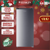 EVEREST 5.5 cu.ft Energy Efficient Refrigerator with Odor Control