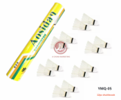 YMQ-05 SMILE99 Badminton Shuttlecocks - Indoor/Outdoor Training Feather Sh