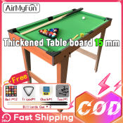 Kids Mini Billiard Table Set by Tako, 36x20 Inches Wood