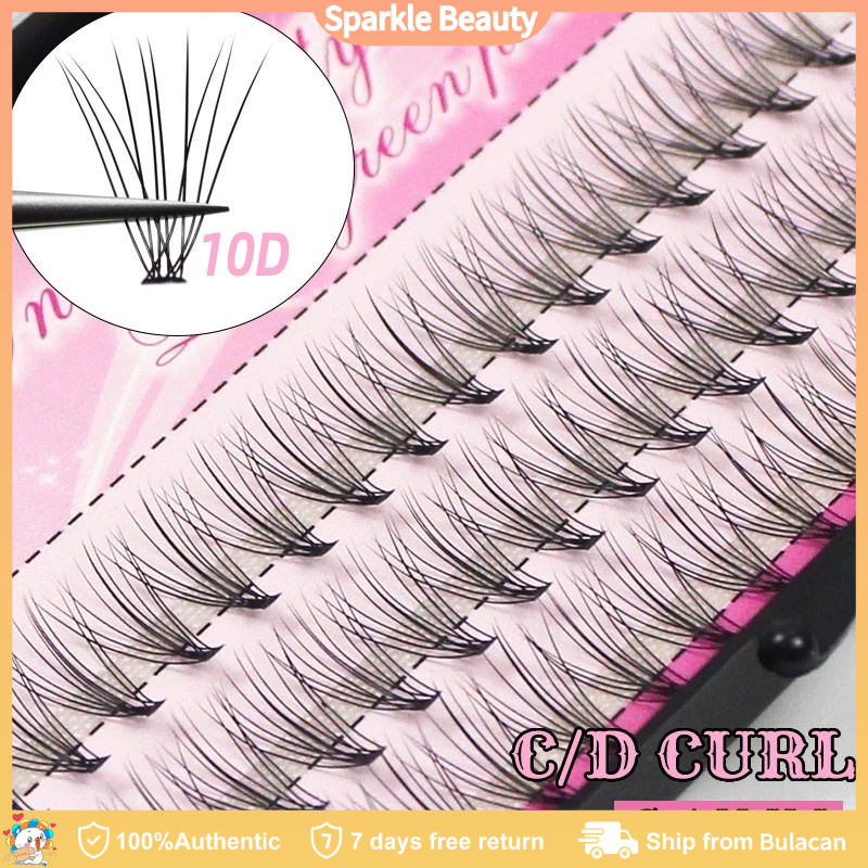 Nesura C Curl 10D False Eyelash Extension, 60Pcs/Box