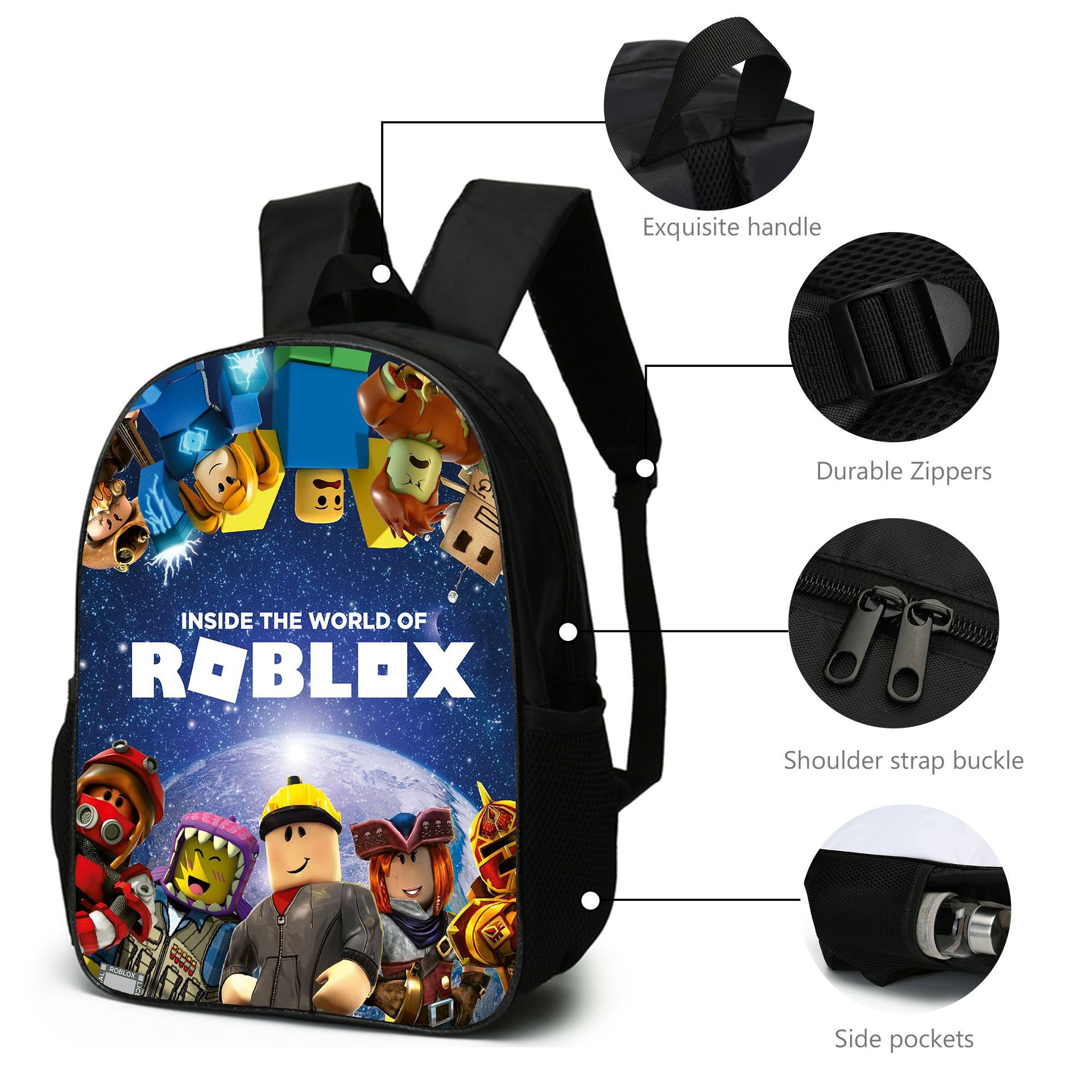 Roblox School Bag Backpack With Pencil Case School Pencil Case | Fruugo UK