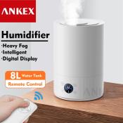 ANKEX HW017 Ultrasonic Humidifier with Remote Control