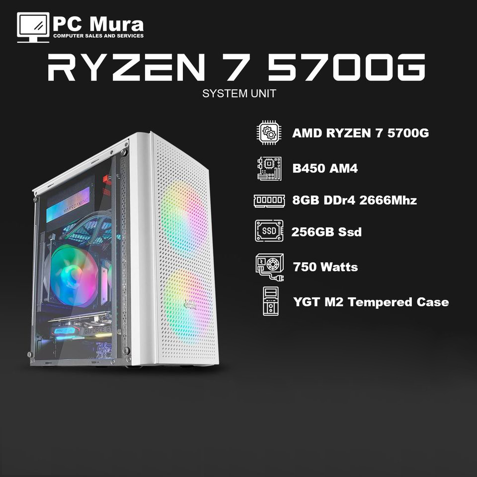 Amd Ryzen System Unit Gaming...