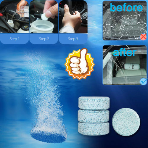 20/10/5/1pcs Car Effervescent Tablets Windshield Washer Fluid