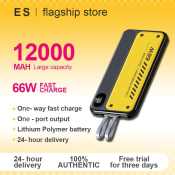 ES-PIRITU 66W Powerbank: Fast Charging, Heavy Duty, 30000