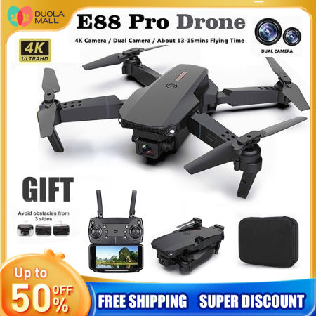 E88 Pro 4K Camera WIFI RC Drone, Aerial Photography