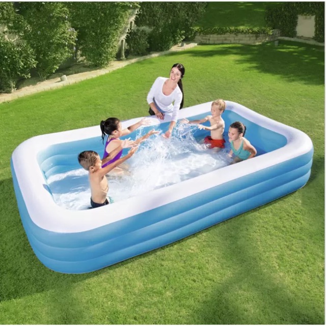 Inflatable Swimming Pool, Family Blow Up Inflatable Pool For Kids