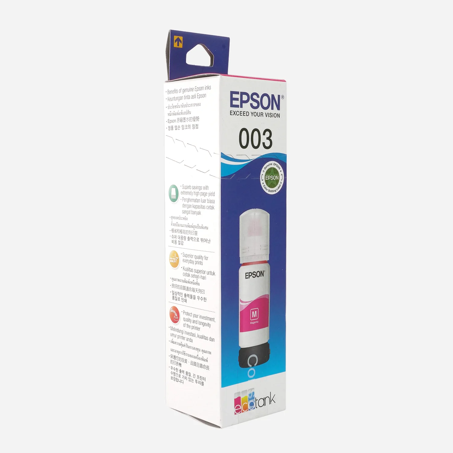 Buy Epson 003 C13t00v300 Magenta Genuine Ink Bottle For L1110 L3100 L3101 L3110 L3150 L5190 9688