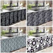 Black Kitchen Sink Curtain, 70cm*150cm - Sale