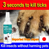 DEVNEN Tick and Flea Spray for Dogs and Cats