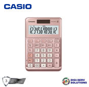 Casio MS-120FM-PK Mini Desk Calculator with Tax Calculation