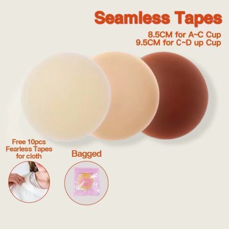 Waterproof Silicone Nipple Pads - 