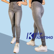 KF /size:25-30/ JS High waist Jeans Grey Pants skinny style