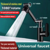 DE888 Clever Faucet: Stainless 1080° Rotating Kitchen Mixer Tap