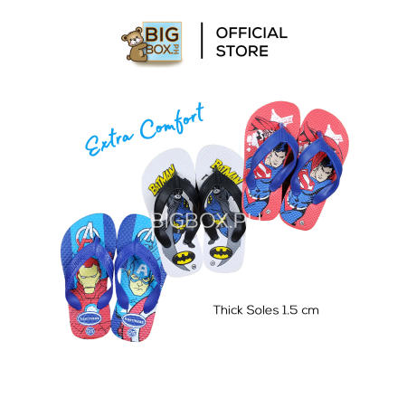 Bigbox.ph Kids Rubber Slippers for Boys 1-10 Years Old