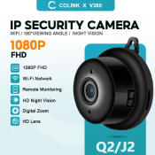 V380 Pro Smart HD CCTV Camera, Night Vision, Two-Way Audio