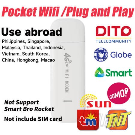 4G Lte Vemo WiFi Usb Openline Modem Fit For Globe Smart Dito Gomo Tnt TN Sim Card portable wifi for overseas Hotspot Wireless Router