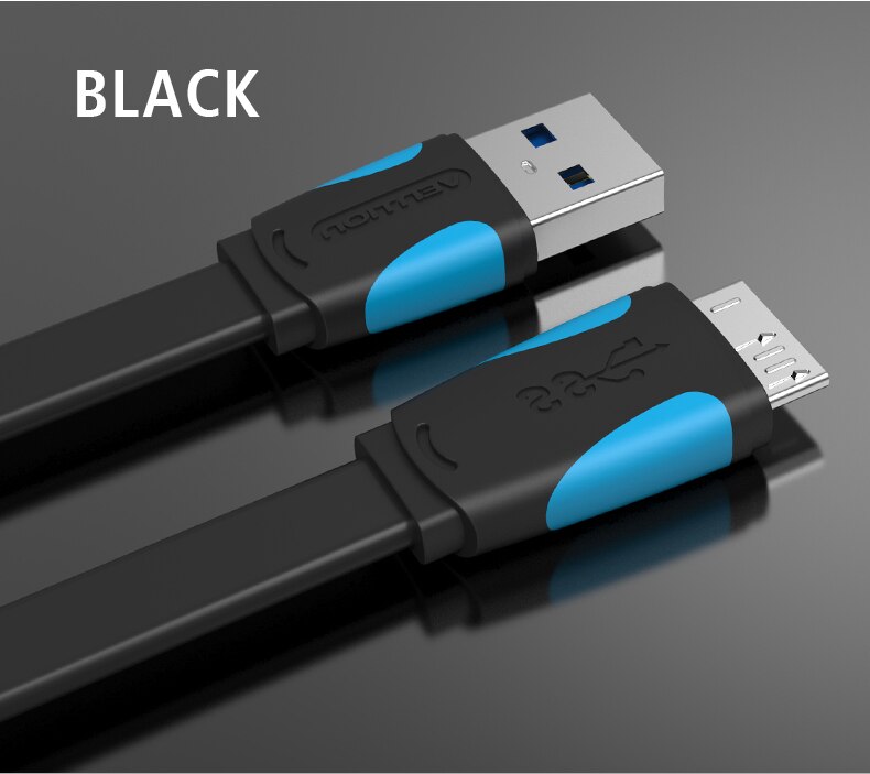 VENTION VAS-A12-B100 - Câble Micro USB 3.0 3A chargeur rapide