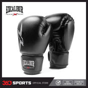 Excalibur CHALLENGER 8054 Premium PVC Boxing Gloves - Black