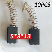 10Pcs Carbon Brushes for Angle Grinder and Power Tools