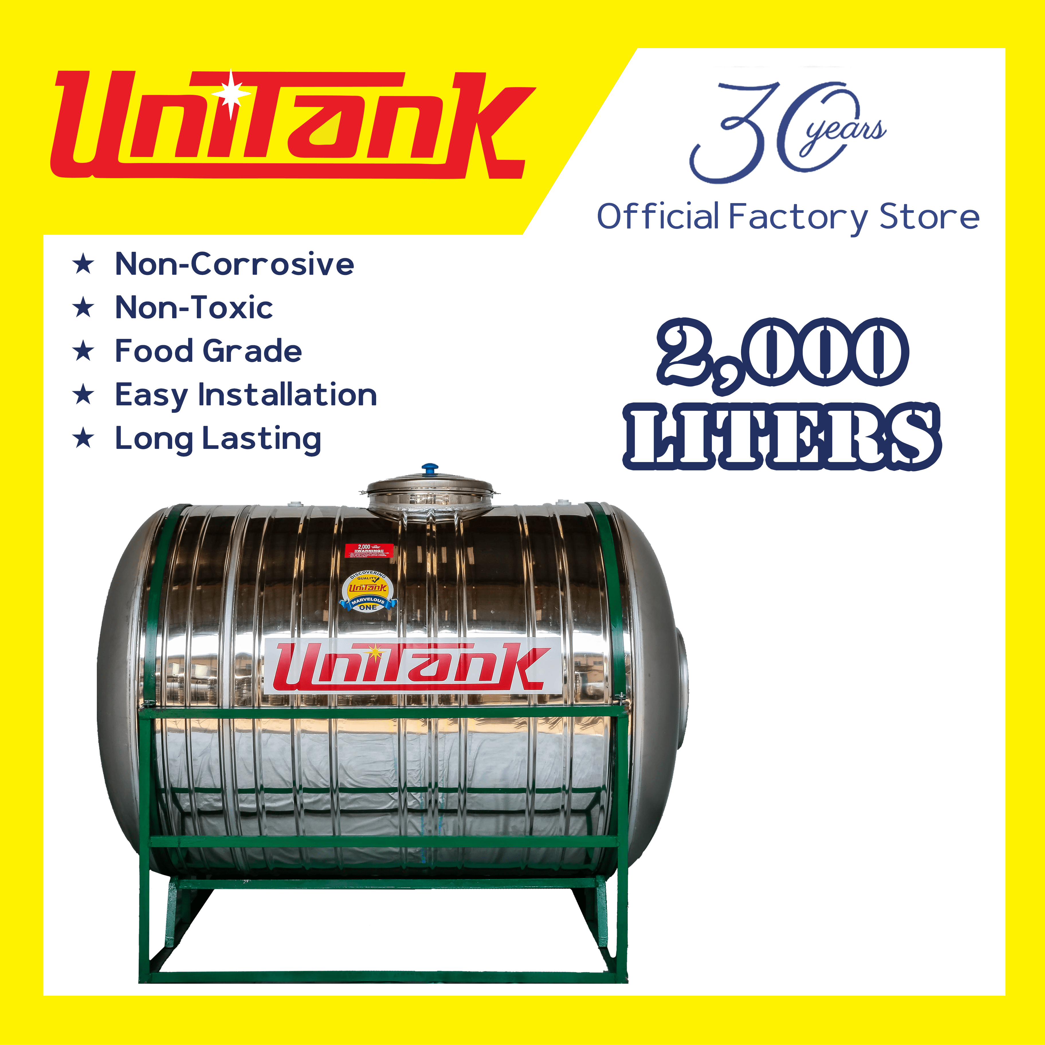 Unitank অনুভূমিক স্টেইনলেস স্টীলUnitank অনুভূমিক স্টেইনলেস স্টীল  