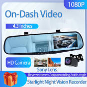 Sony 1080P Dashcam with Night Vision and 360° Recording