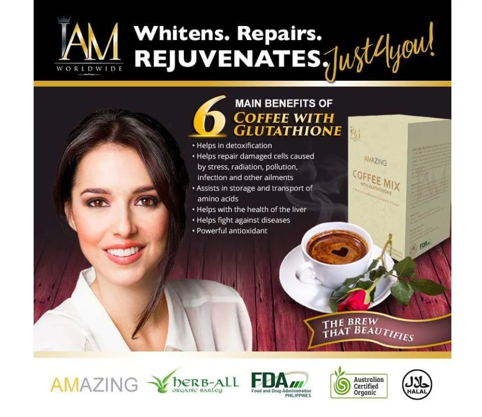 amazing coffee mix with glutathione Glutathione IV Therapy – Benefits, Uses, and What to Expect main image 0