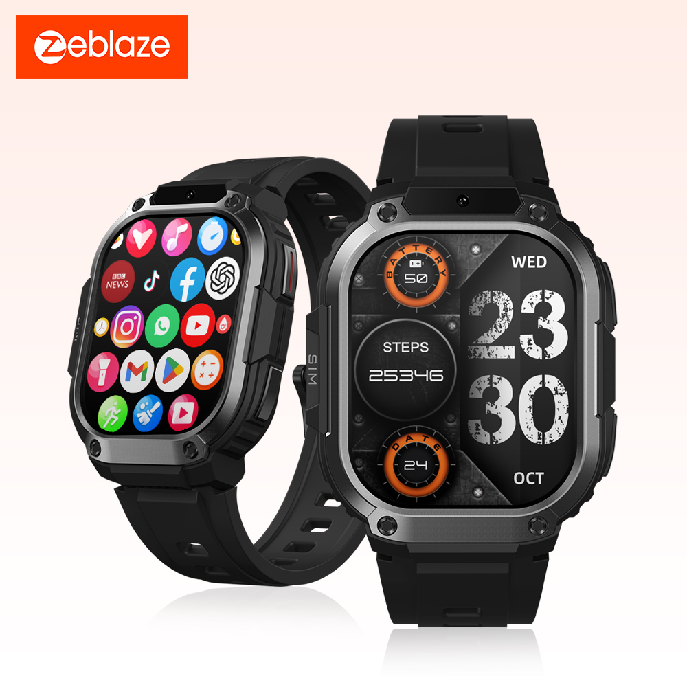 Zeblaze Thor SQ 4G Android Smart Watch 2.13" AMOLED Screen Google Play 2GB+16GB Front Camera Google Maps ราคา 2,700 บาท*ส่งฟรี