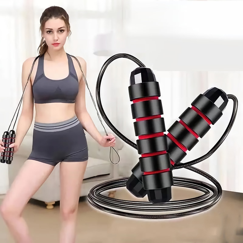 FOCANO Adjustable Jump Rope - Tangle-free Fitness Rope