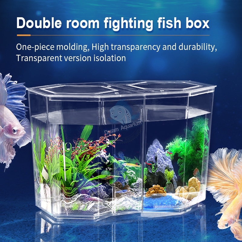 Portable Fish Net Long Handle Square Aquarium Accessories Fish